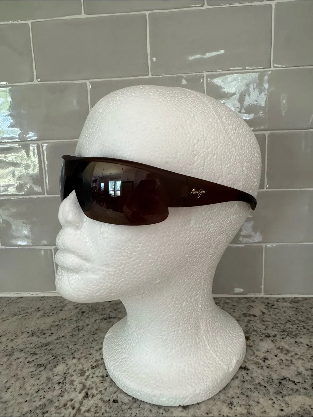 MAUI JIM Polarized Sunglasses MJ 523 26M Switchbacks Rootbeer Brown HCL Bronze